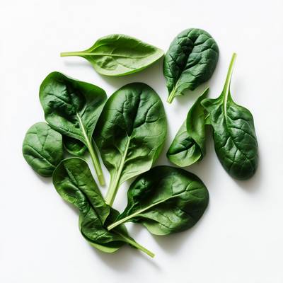 Des épinards frais poussant en aquaponie.