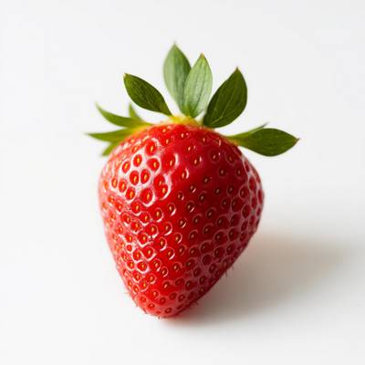 Des fraises rouges mûrissant sur une plante.